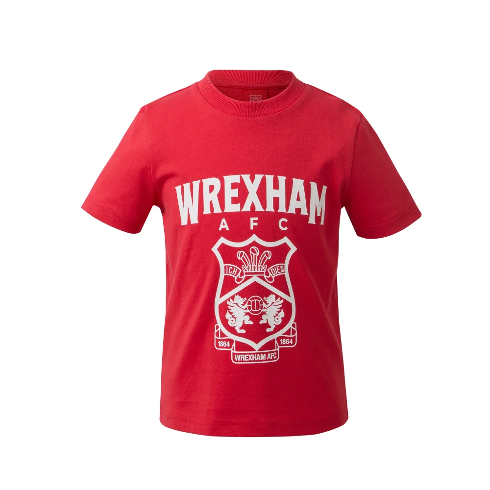 Kids Wrexham AFC Crest T-Shirt - 2-3yrs Image 1