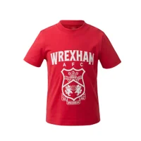 Kids Wrexham AFC Crest T-Shirt - undefined undefined