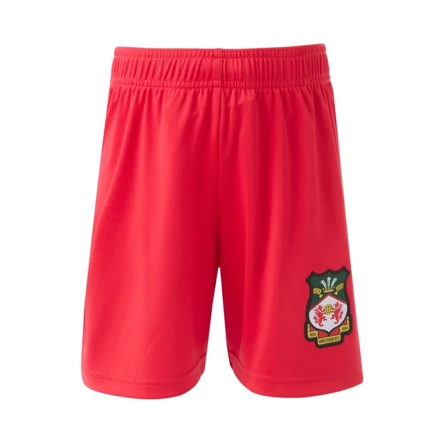 Kids Wrexham Red Training Shorts