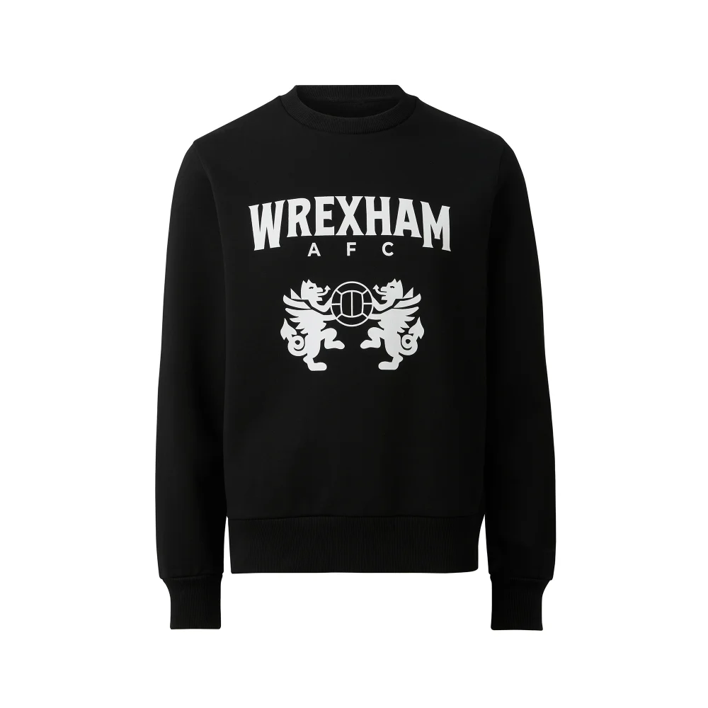 Wrexham Black Sweatshirt - S Image 1