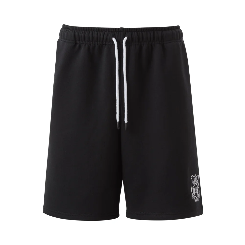Wrexham Black Sweat Shorts - S Image 1