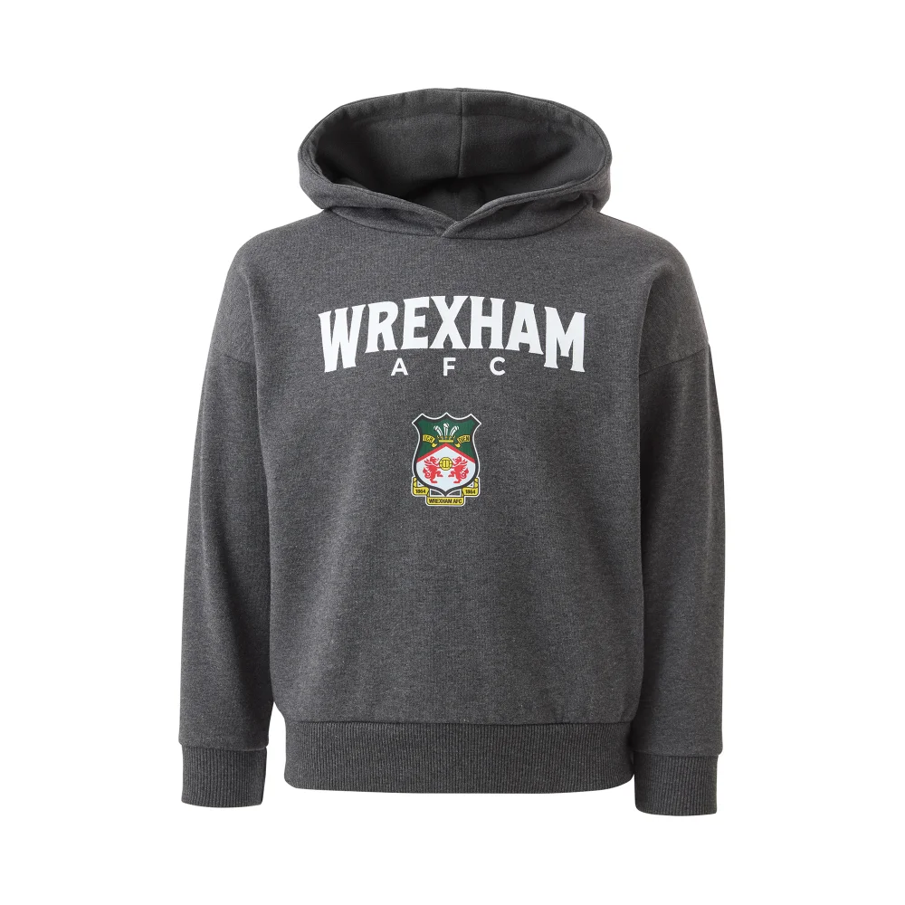 Kids Wrexham Charcoal Hoodie - 2-3yrs Image 1
