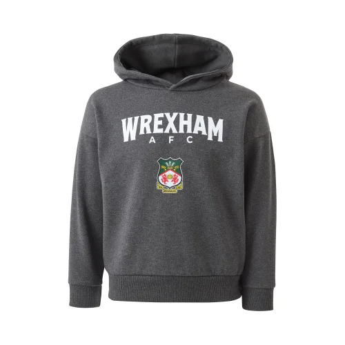 Kids Wrexham Charcoal Hoodie - 2-3yrs Image 1