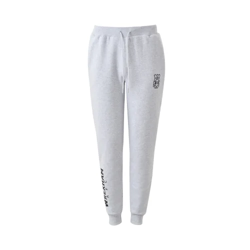 Wrexham Grey Marl Tracksuit Bottoms - S Image 1