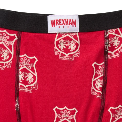 Boys Wrexham 2pk Boxer Shorts - 2-3yrs Image 4